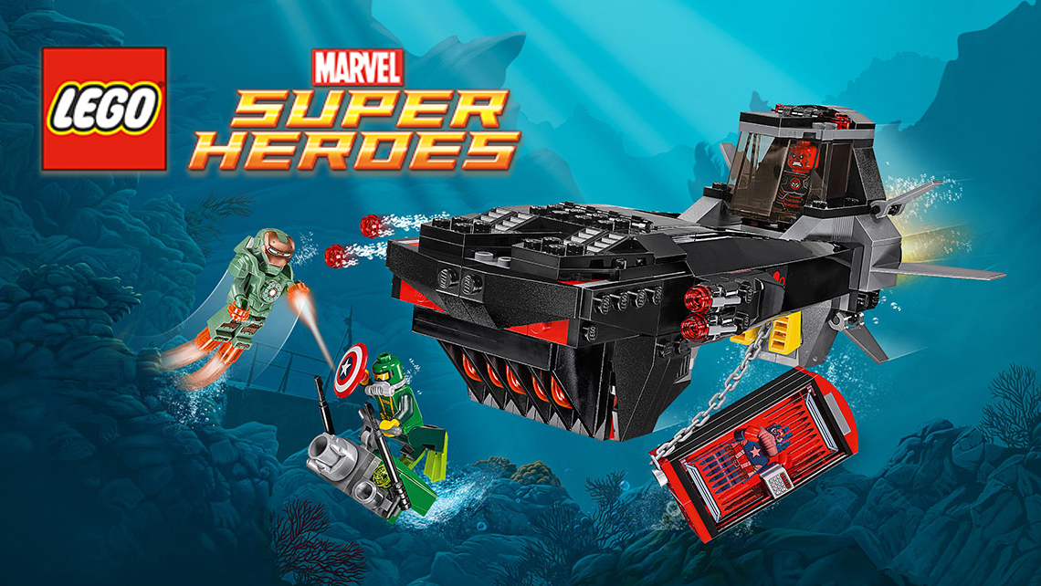 Lego Marvel Super Heroes 76048 Iron Skull Minifigure NEW D9 