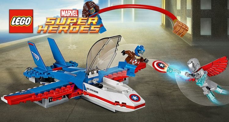 LEGO Marvel Super Heroes - Captain America Jet Pursuit #76076 [Review]