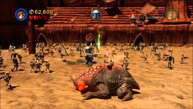 problems with lego star wars tcs saving game