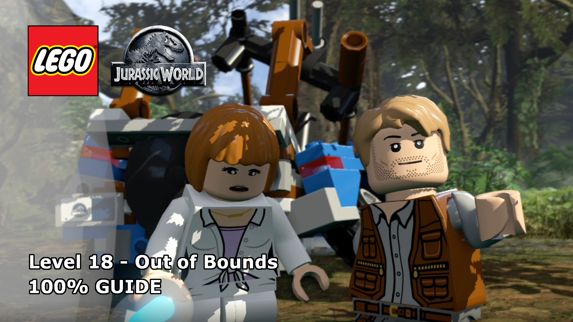 udrydde vant Måne LEGO Jurassic World – Out of Bounds 100% Guide