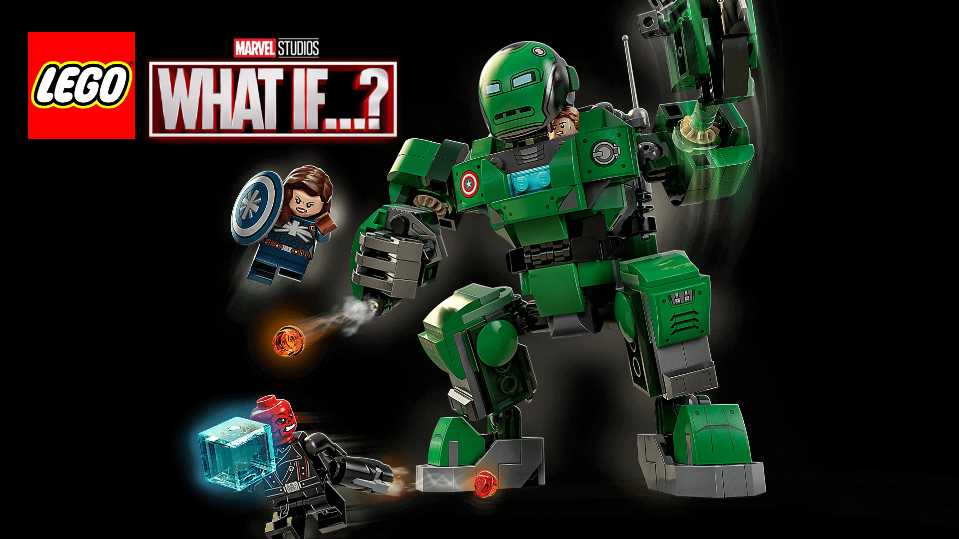 Marvel Studios What if Brand New Lego 76201 Captain Carter & Hydra Stomper 